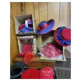 Red hat ladies hats