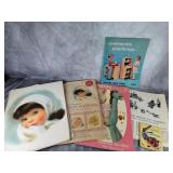 Vintage decals and portraits
