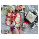 Vintage baby shoes and wedding items
