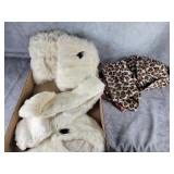 Fur muffs and hats