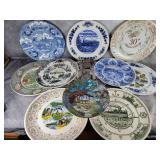 Souvenir plates, Michigan, Quebec, Virgina MORE