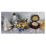 Music boxes and world clock