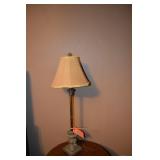Lamp with shade. 31" tall
