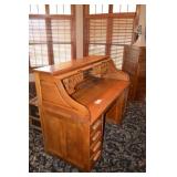 Roll top desk. 60"x47"x30"