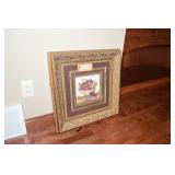 Framed decorator picture. 25"x23"