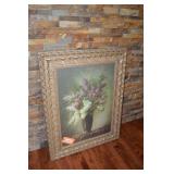 Framed decorator picture. 31"x39"