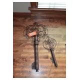 Decorator wall keys. 31" & 18"