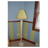 Floor lamp with shade. 60" tall