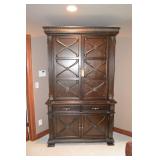 Large 2 piece entertainment armoire. 53"x22"x88"