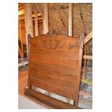 Headboard, footboard & rails. 57"x70"