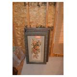 2 framed & matted pictures. 22"x36" & 24"x38"