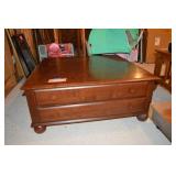 4 drawer table. 38"x38"x16"