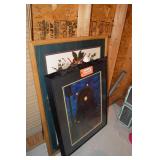 2 frames & matted pictures. 23"x28" & 25"x34"