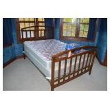Full size bed. Headboard, footboard, rails,