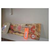 First aid kit & toy bow & arrow