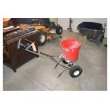 Walk behind spreader