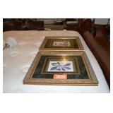 2 framed decorator pictures