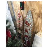 Pair of Santa decorators 51 inches tall