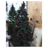 Pre lit 7 foot Christmas tree