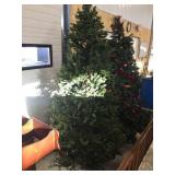 Pre lit 7 foot Christmas tree