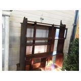 2 wood shelves damaged