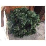 Pair of pre lit wreaths