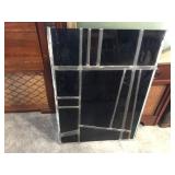 Leaded glass panel 19x27