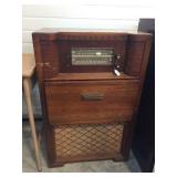 Philco cabinet radio with record player 23.5x14.5
