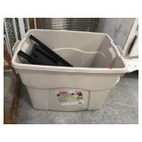 Tv wall bracket & tote missing cover