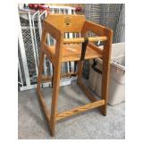 Restaurant style booster high chair