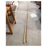 Bamboo poles