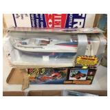Radio controlled boat & truck-not tested