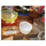 Glass compotes & assorted decorators