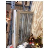 3 wood framed windows 24x34