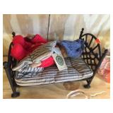 Small doll bed & Bear