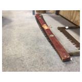 Wood level & saw, damaged handle