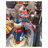 Lamp & clown in a box