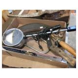 Hand sickles, heater & assorted