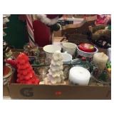 Candles, cups & assorted