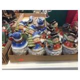 Covered snowman decorators