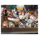 Village ornaments & assorted