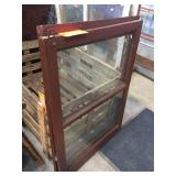 2 wood framed windows 28x39