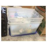 Damaged storage containers & contents