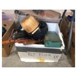 Shears, basket & assorted