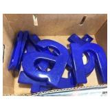 Plastic letters 8.5 inch