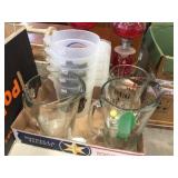 Plastic & glass pitchers