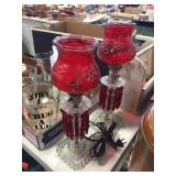 Pair of lamps 14 inches tall