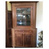 Heartland pine corner cabinet 48x84