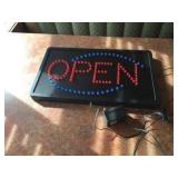 Electric open sign