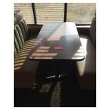 Double pedestal table 30 x 60 x 30